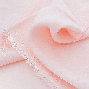 Tissu viscose rayonne soyeux rose rose tendre coupon 150x137cm