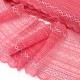 Déstock 7m dentelle élastique lingerie rose largeur 15cm