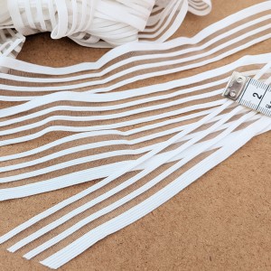 Déstock 9m élastique dentelle lingerie haute couture blanc largeur 2.5cm