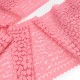 Déstock 10m dentelle élastique lingerie haute couture rose largeur 18cm