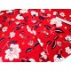 Destock 2m tissu jersey coton fluide fleuri largeur 170cm