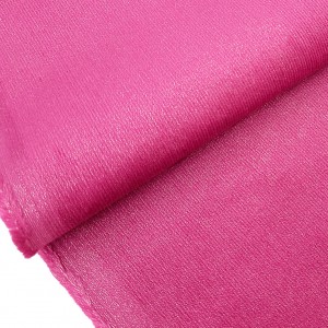 Destock 0.65m tissu velours milleraies pailleté doré fond rose largeur 128cm