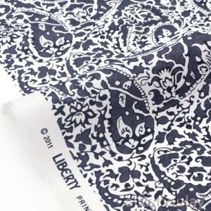 Destock tissu liberty tana lawn lagos laurel gris x 1mètre 