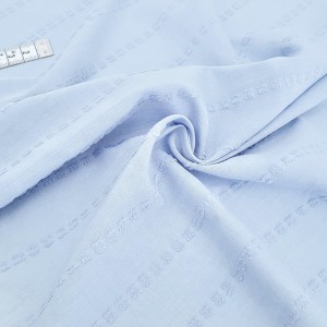 Destock lot 1.6m tissu plumetis coton lavé extra doux bleu largeur 150cm 