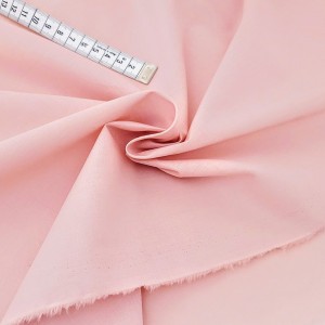 Déstock 4m tissu batiste coton soyeux rose poudré largeur 153cm 