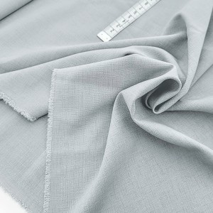 Destock 1.6m tissu polyester stretch fluide gris largeur 153cm