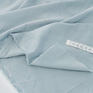 Destock 2.2m tissu lyocell polyester soyeux doux fluide gris largeur 150cm