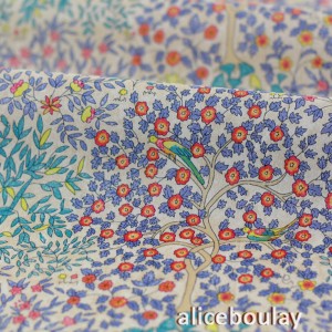 Tissu liberty tana lawn jess and jean multicolore 0.8m