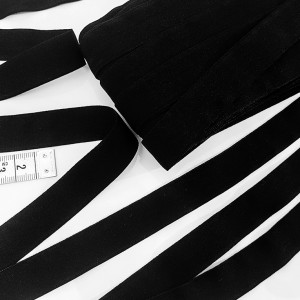 Destock 27m ruban biais élastique biais américain fin noir largeur 2cm