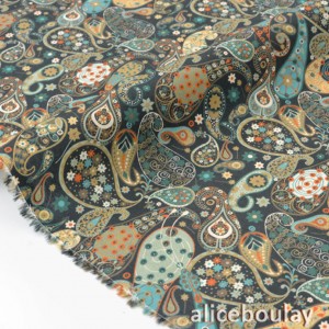 Tissu liberty tana lawn karm kaki 0.79 m