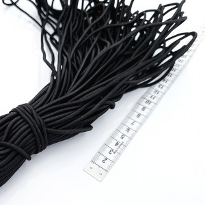 Destock 26.8m cordon élastique solide résistant noir diamètre 3 mm