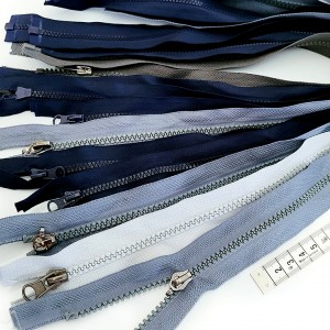 Destock 10 fermetures glissière zip séparable multicolore  longueur 53-67cm
