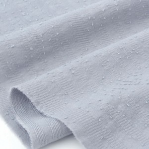 Tissu petits plumetis coton lavé doux gris x 50cm 