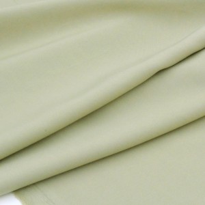 Tissu percal viscose polyester extra doux fluide olive - coupon 150x150cm