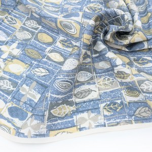 Destock 2.08m tissu japonais cotonsoyeux fluide feuille largeur 115cm