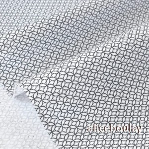 Destock 1.3m tissu popeline coton motif géométrique largeur 148cm 