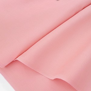 Destock 1.8m tissu velours milleraie coton extra doux rose pêche largeur 108cm