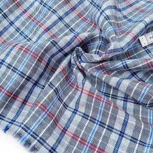 Déstock 4.4m tissu coton tartan écossais extra-doux carreaux tissé largeur 74cm 