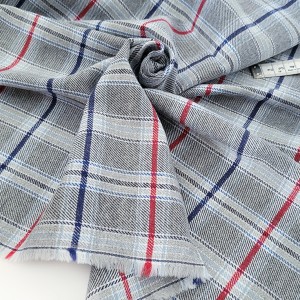 Déstock 4.2m tissu coton tartan écossais extra-doux carreaux tissé largeur 76cm 