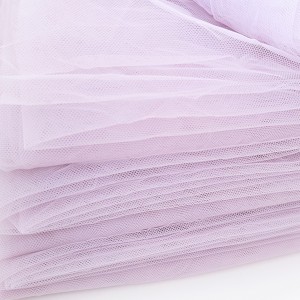 Déstock 3m tissu tulle élastique fin souple rose mauve largeur 168cm
