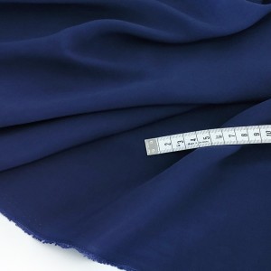 Déstock 1.8m tissu lyocell soyeux fluide extra-doux bleu marine largeur 145cm 