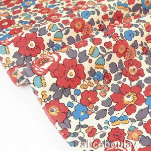 Tissu liberty tana lawn betsy terracotta 0.75m
