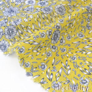 Bestock tissu liberty tana lawn lady zadie jaune 0.88m