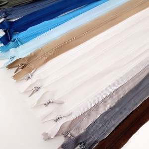Destock lot 13 fermetures glissière zip invisible longueur 24cm