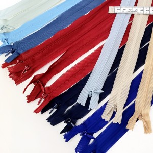 Destock lot 15 fermetures glissière zip invisible longueur 40cm