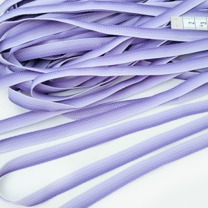 Destock 20m ruban souple mauve ombré largeur 9 mm