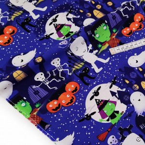 Destock 1m tissu américain coton patchwork thème halloween largeur 113cm