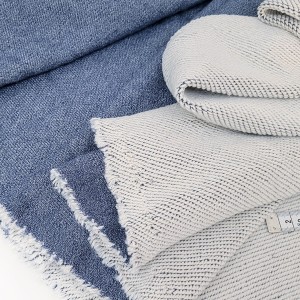Destock 1.5m tissu tissu jersey sweat coton épais extra doux gris chiné largeur 175cm 