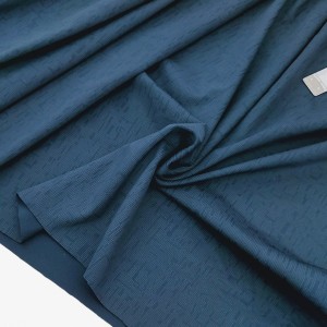 Destock 2m tissu jersey romanite punta di roma soyeux fluide pétrole largeur 165cm